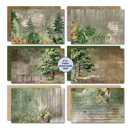 Pack de cartes 3Quarter Designs Idyllic Woods 6x4