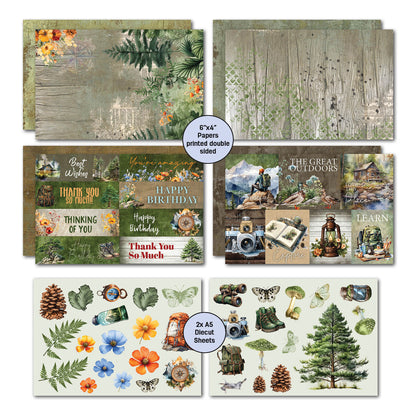 Pack de cartes 3Quarter Designs Idyllic Woods 6x4