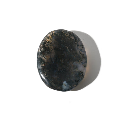 Green Moss Agate Worry Stone - Pack of 5