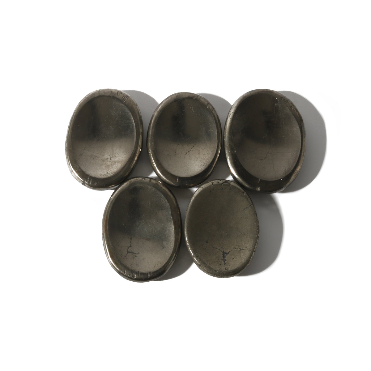 Pyrite Worry Stone - Pack of 5