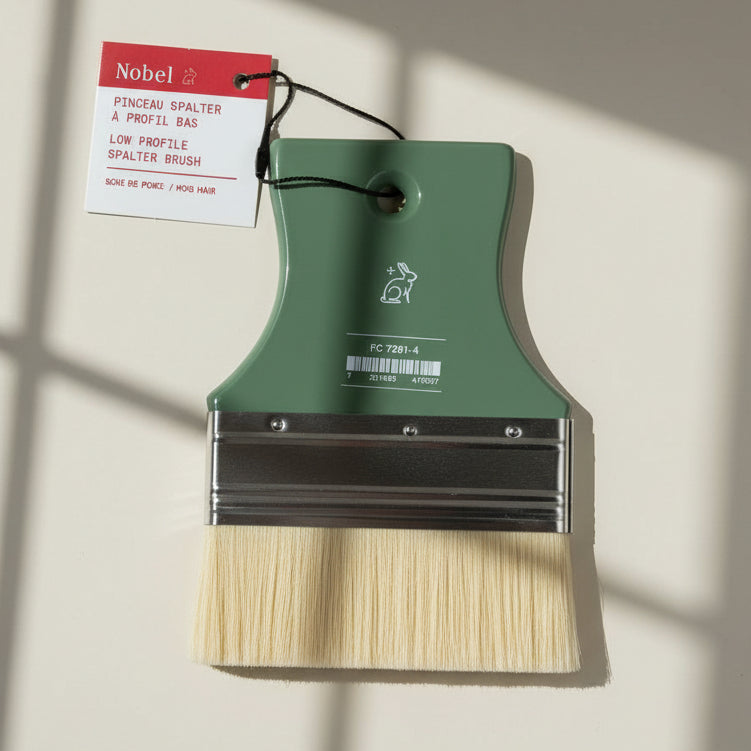 Low Profile White Hog Flat Spalter Brush