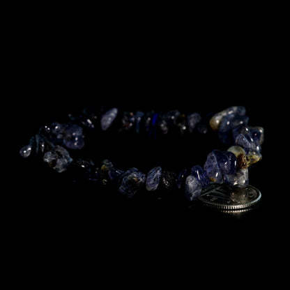Iolite Chip Bracelet