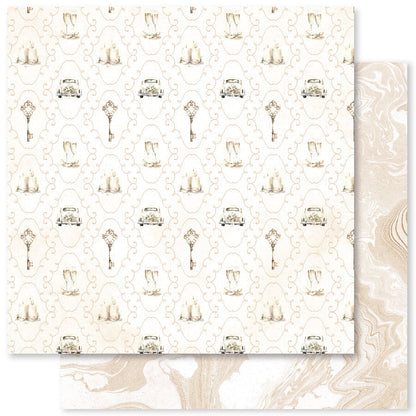 Collection de papiers 6x6 Bonheur de mariage 34209