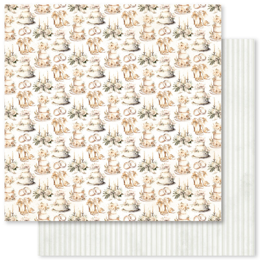 Collection de papiers 6x6 Bonheur de mariage 34209