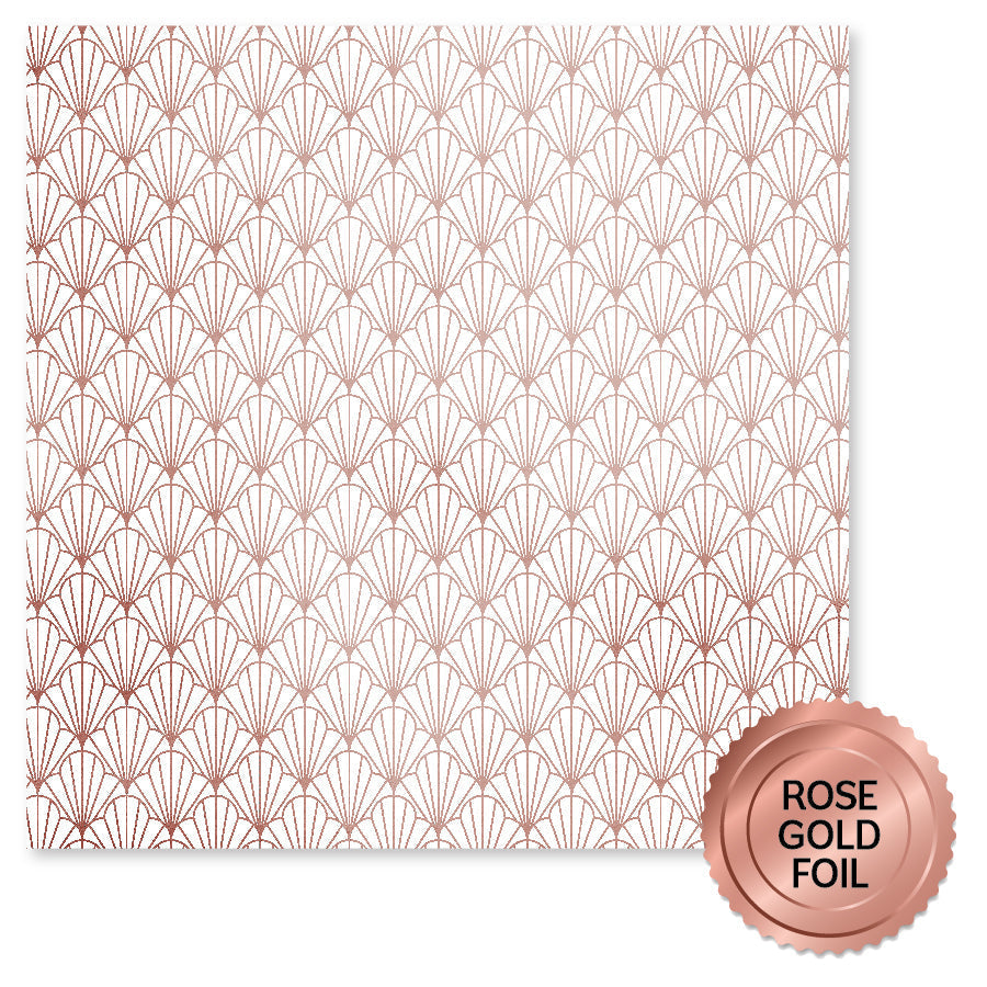 Wedding Joy Foil Rose Gold 12x12 Paper Collection 34557