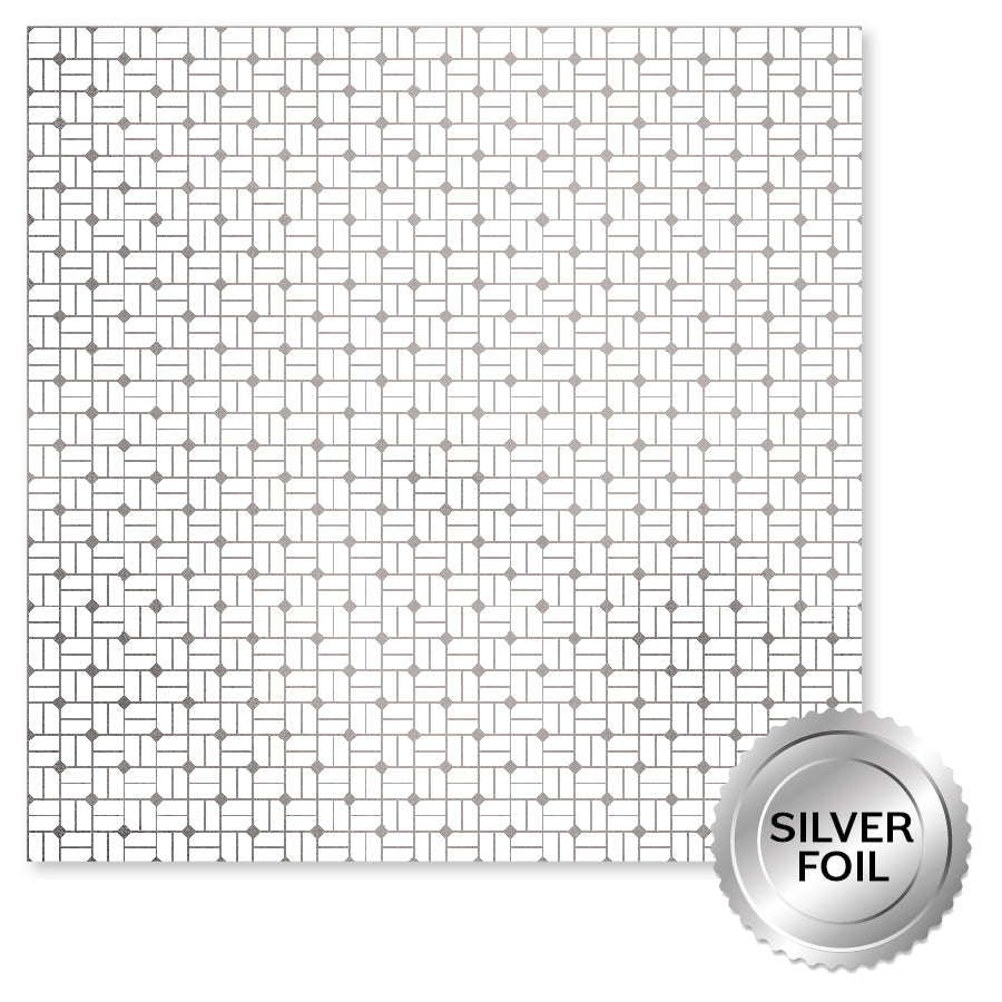 Wedding Joy Foil Silver 6x6 Paper Collection 34554