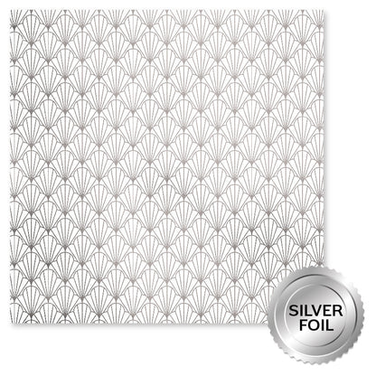 Wedding Joy Foil Silver 12x12 Paper Collection 34533