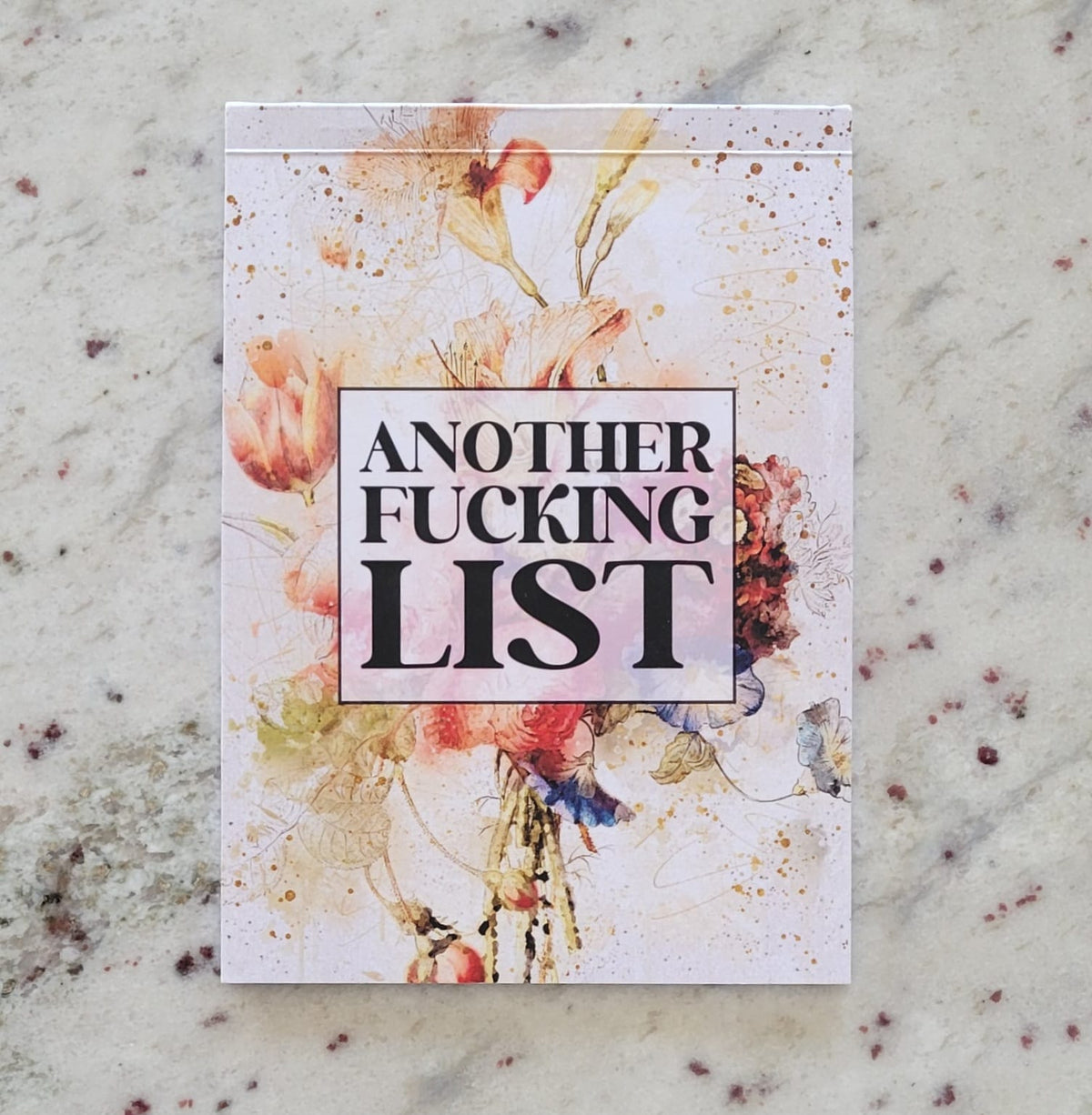 Bloc-notes putain de liste | Liste de choses à faire