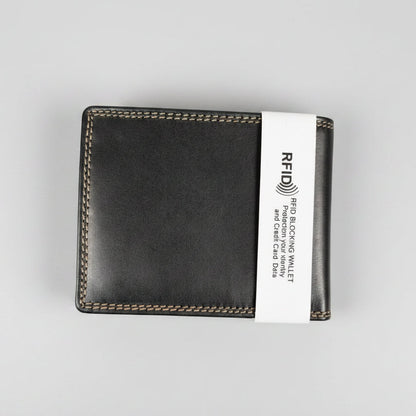 MET Men’s Bi-Fold Flip Coin Wallet