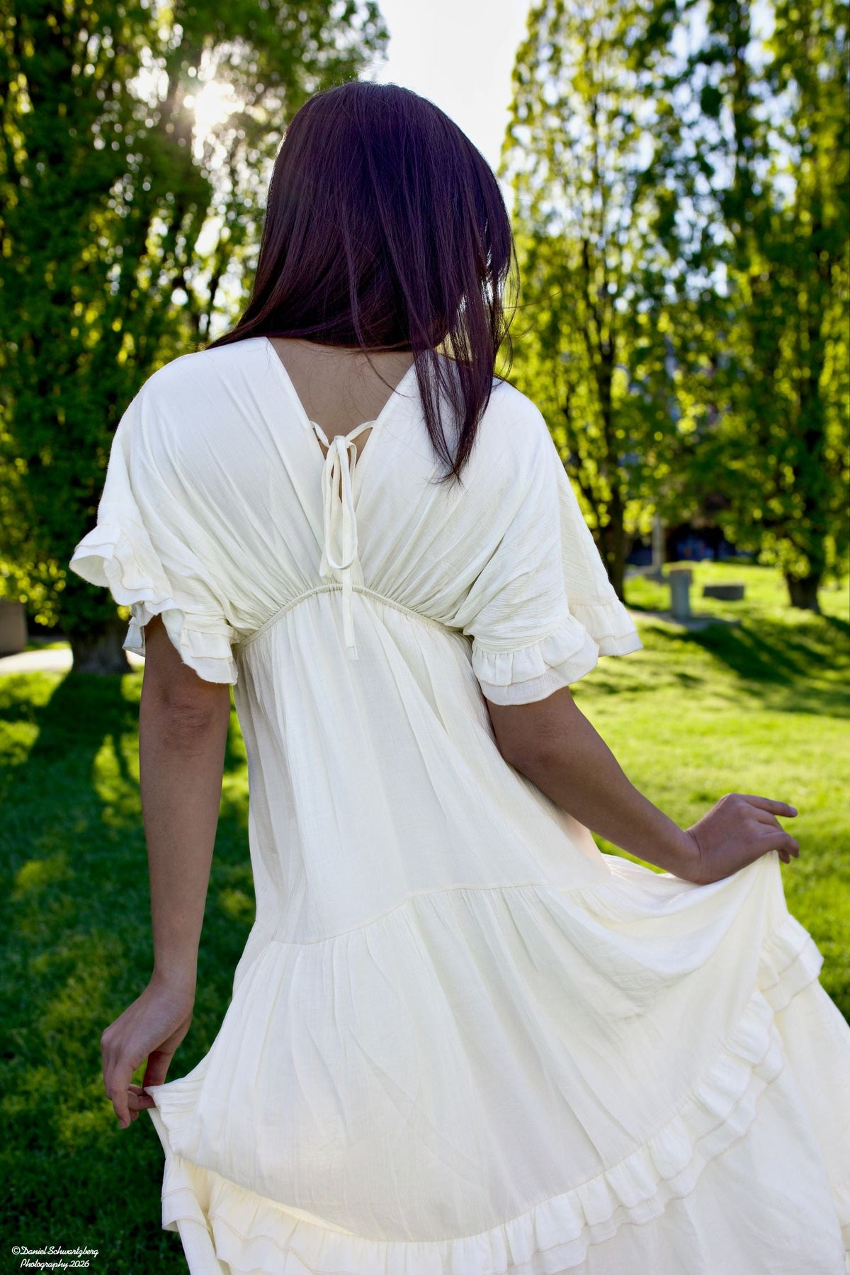 Flowy Maxi Dress with Ruffles Details