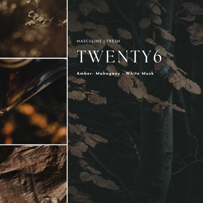 Masculine & Woodsy Candles