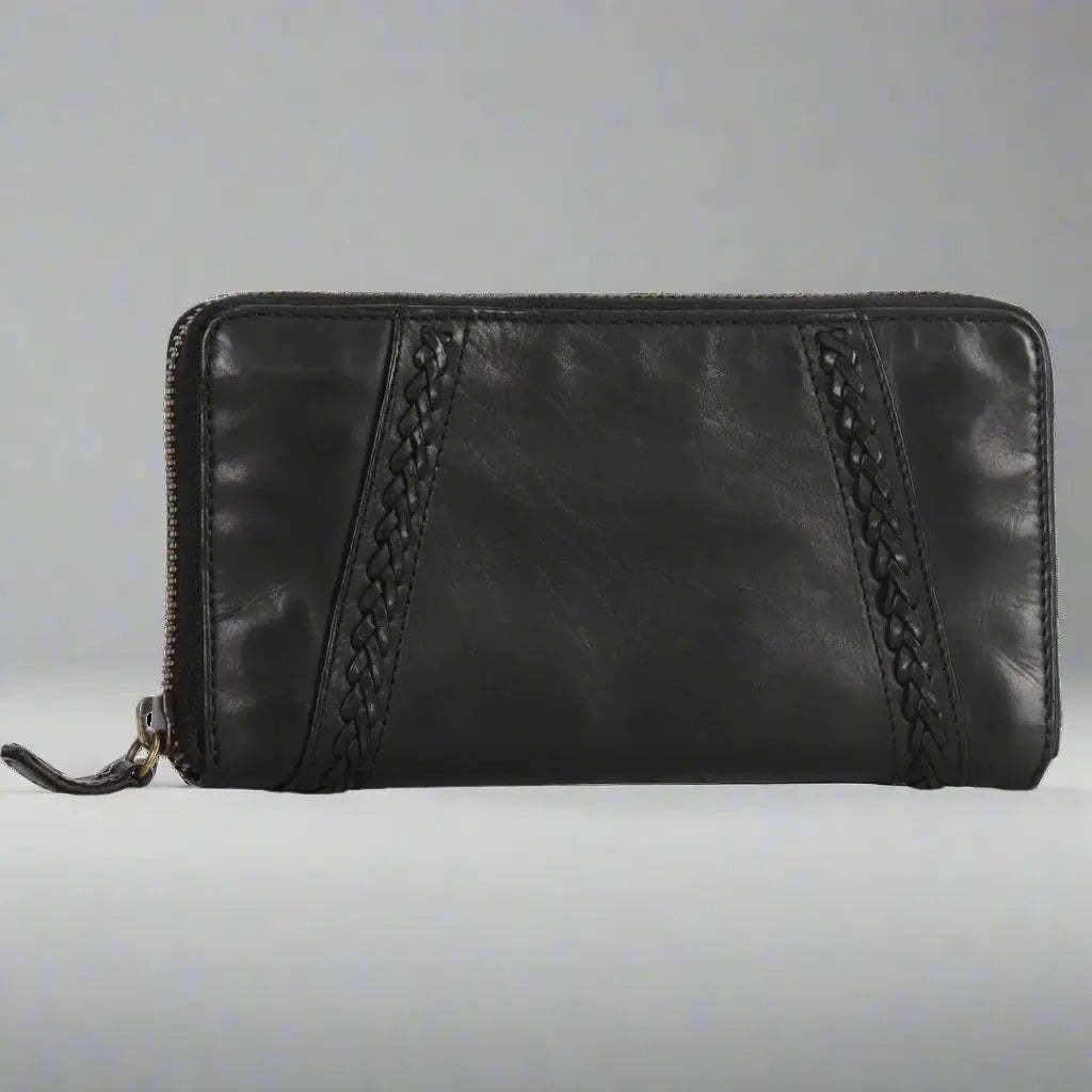 Portefeuille zippé pour femme