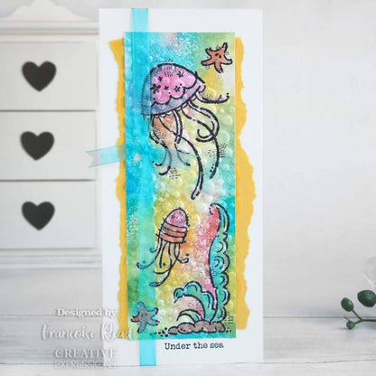 Tampon Woodware Clear Singles Sous la mer 10 x 15 cm