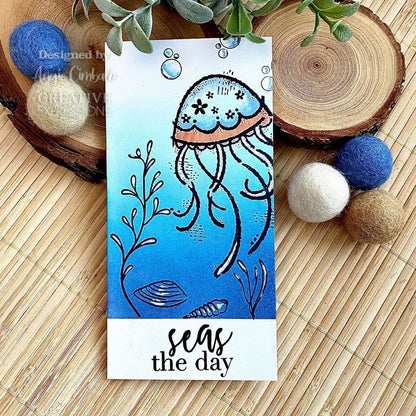 Tampon Woodware Clear Singles Sous la mer 10 x 15 cm