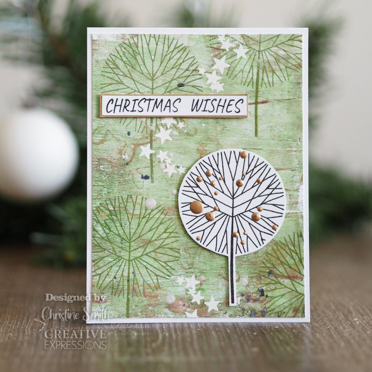 Woodware Clear Singles Mini Sapin Ronde Twiggy