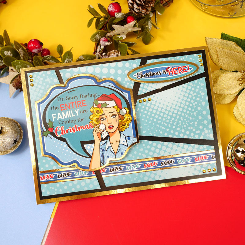 Feuille de dessus de crackers de Noël - Esprit de Noël