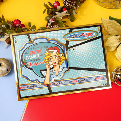 Feuille de dessus de crackers de Noël - Esprit de Noël