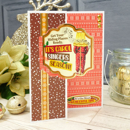 Feuille de dessus de crackers de Noël - Esprit de Noël