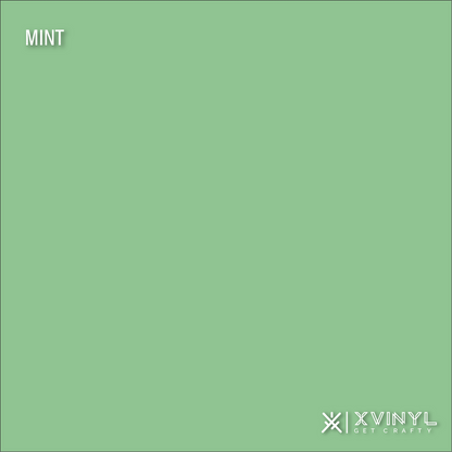 Xvinyl Heat Transfer Vinyl (HTV) PU - Applies to Cotton, Poly Blends, Polyester, Leather (20+ colors)