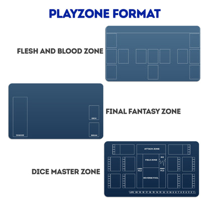 Three Musketeers of Face Cards Playmat