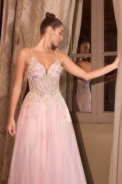 deep V-neckline and a sheer