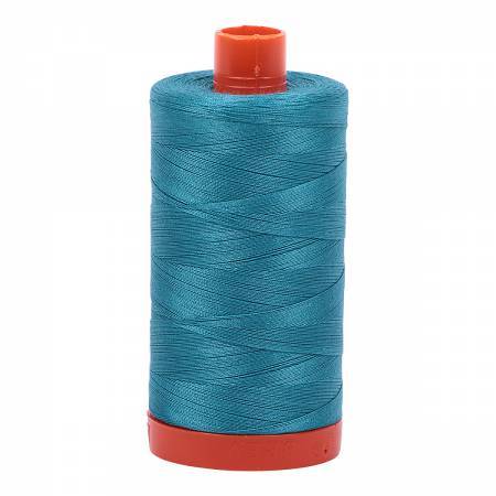 Fil Aurifil n°4182 Turquoise foncé uni