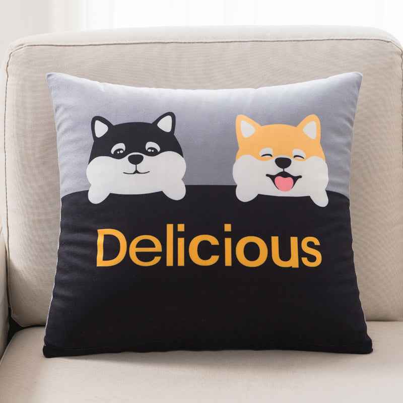 Cute Decorative Throw Pillow – Soft Plush Sofa Cushion for Living Room, Bedroom & Bedside