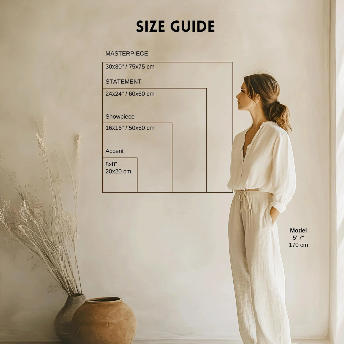 Inspiré par l'estampe numérique « Split Peach » de Josef Albers : Art moderne du milieu du siècle « Hommage au carré »