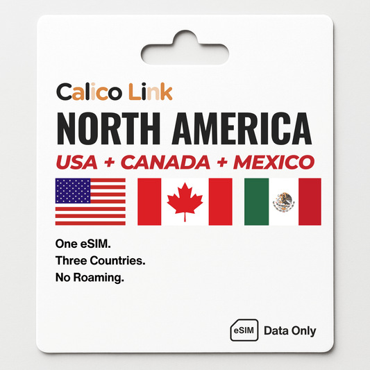 North America eSIM | USA, Canada & Mexico 5G Data