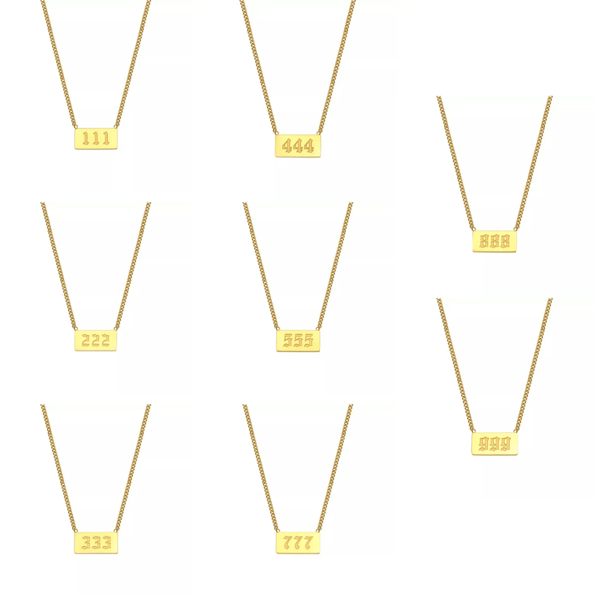 Angel Number Necklace