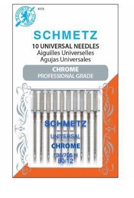 SCHMETZ #4133 Chrome Universelle - 80/12 paquet de 10