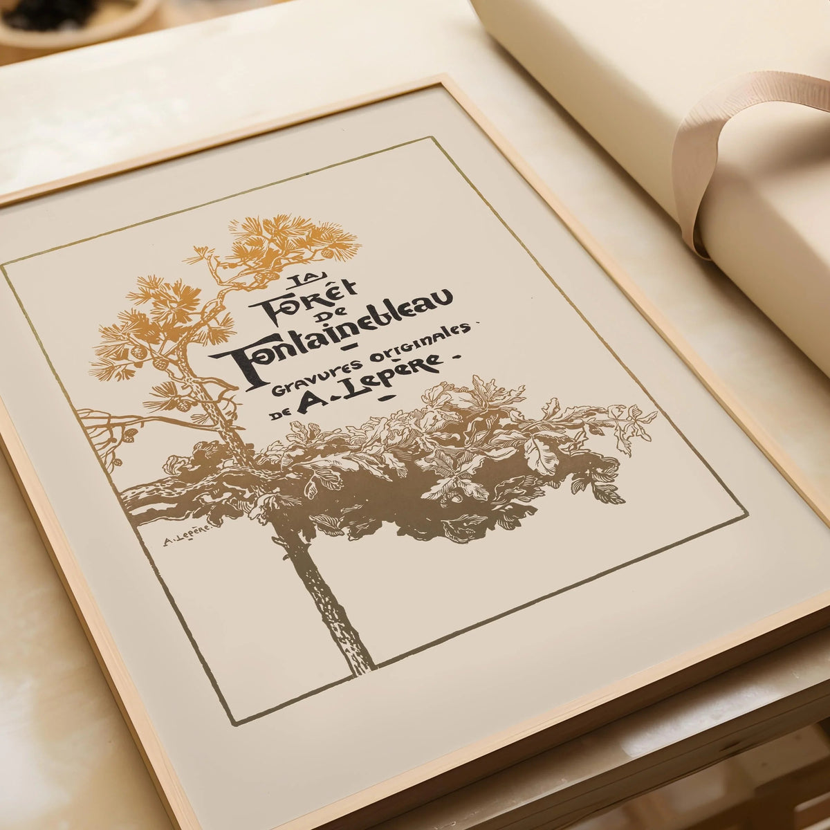 Auguste Lep√®re - La For√™t de Fontainebleau Art Nouveau Print