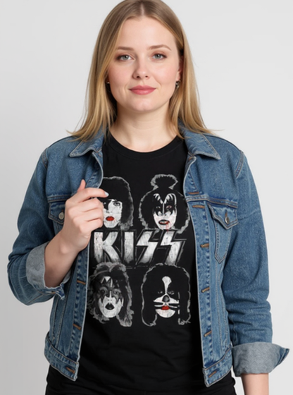 T-shirt noir KISS Dynasty Couverture