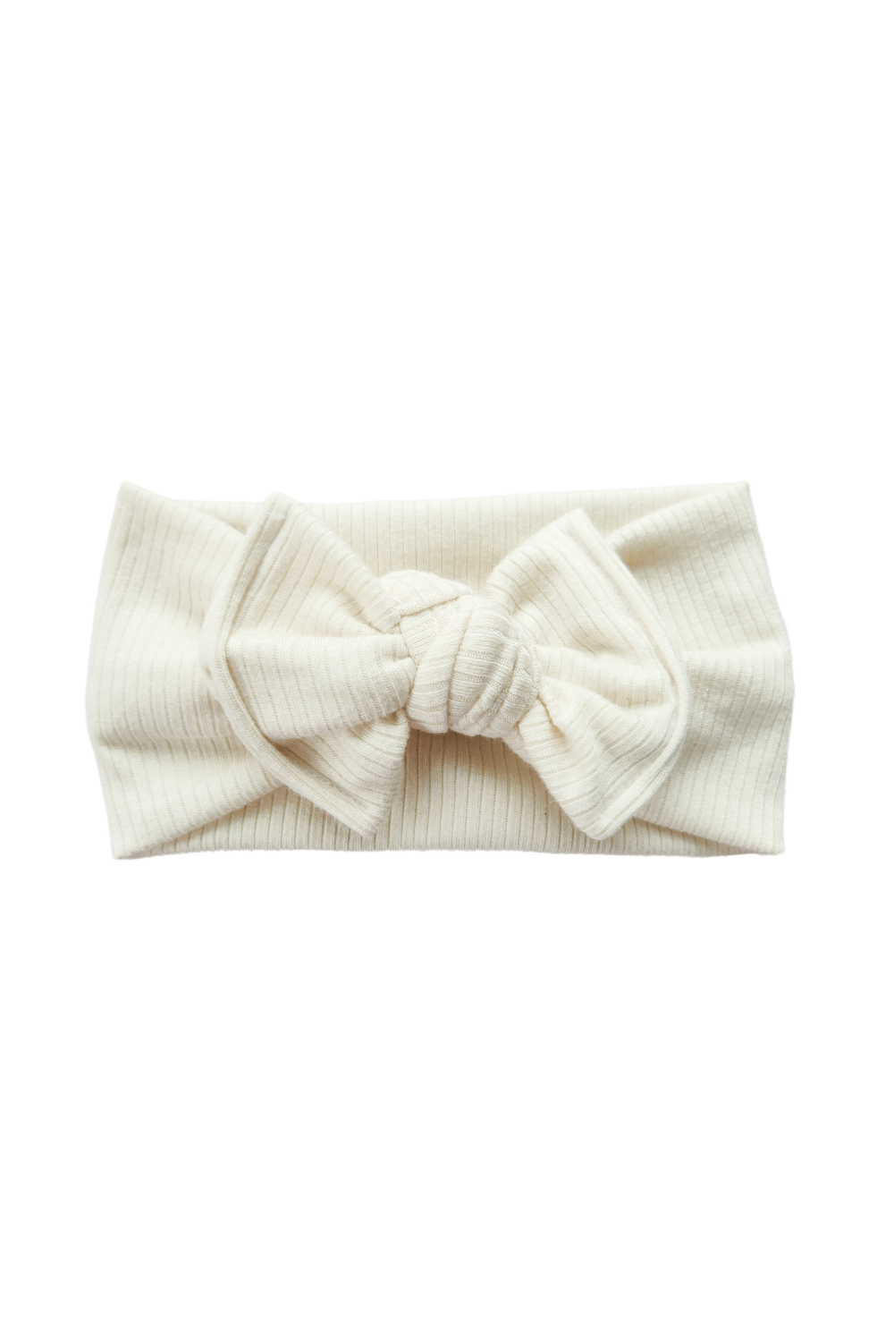 Modal Ribbed Headwrap | Natural 0-3 yrs