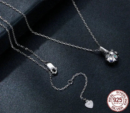 Petal Perfection 1ct Moissanite Sterling Silver Pendant Necklace