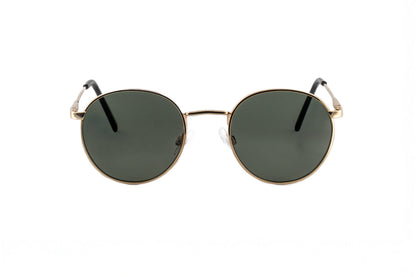 Boléro Sage — Round Metal Sunglasses