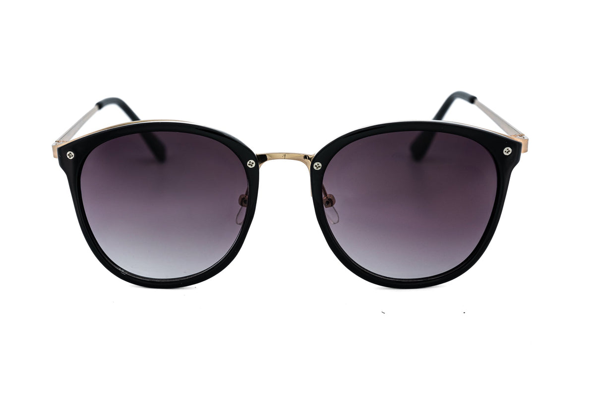 Boléro Soraya — Round Brown Gradient Sunglasses