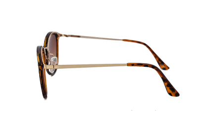 Boléro Soraya — Round Brown Gradient Sunglasses