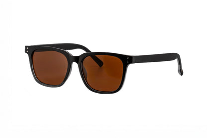 Boléro Vale — Black Classic Square Sunglasses