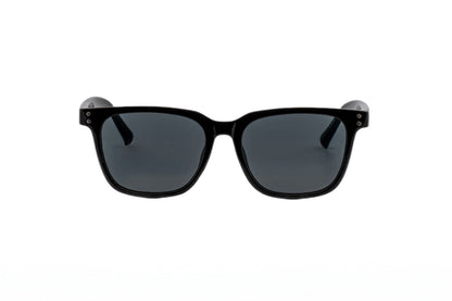 Boléro Vale — Black Classic Square Sunglasses