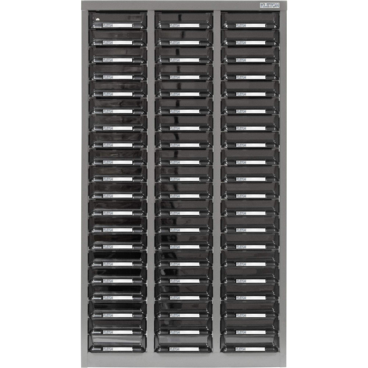 Meuble de rangement KPC-300, acier galvanisé, 60 tiroirs, 21-3/10" x 10-2/5" x 36-9/10", gris