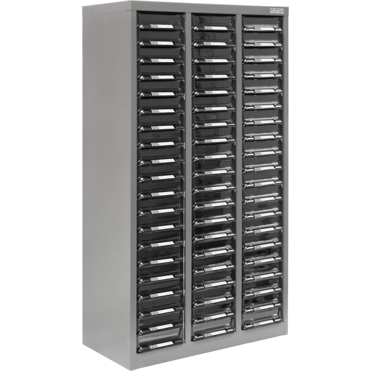 Meuble de rangement KPC-300, acier galvanisé, 60 tiroirs, 21-3/10" x 10-2/5" x 36-9/10", gris