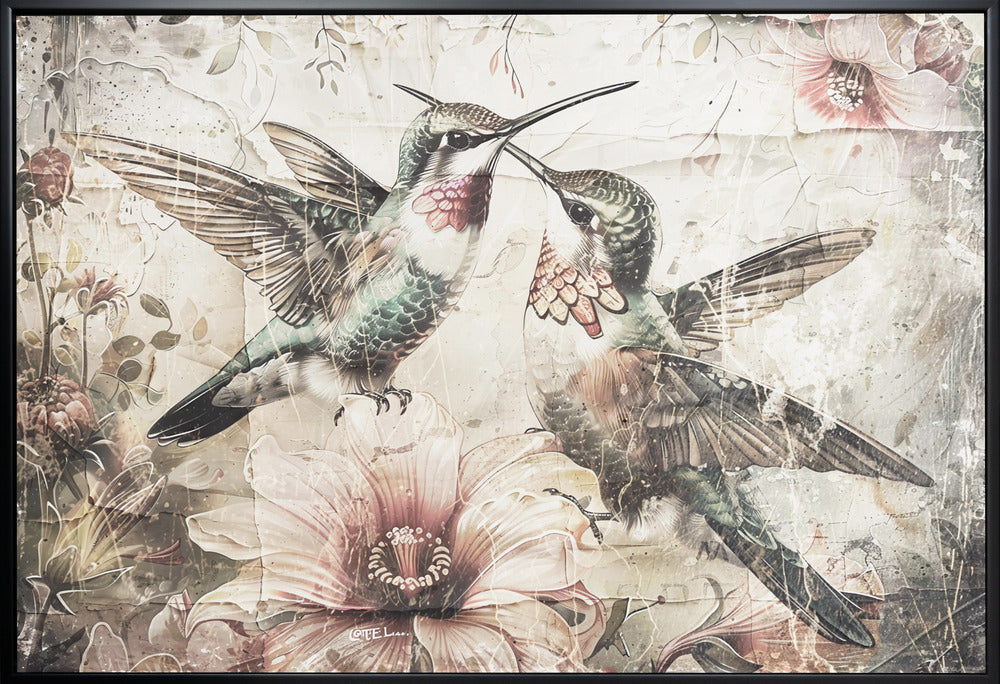 Décoration murale Oiseaux Animal Illustration Vintage Wallart 10