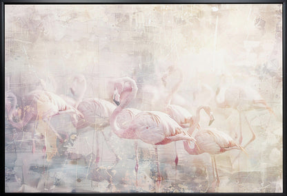 Wall art Flamingo Animal Vintage Art Illustration Wallart 10