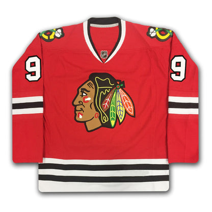 MAILLOT DE CARRIÈRE ROUGE BOBBY HULL #9 SUR 399 - AUTOGRAPHIÉ - CHICAGO BLACKHAWKS