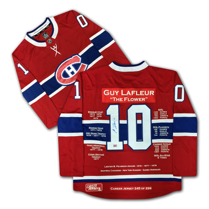 Guy Lafleur Montreal Canadiens Career Jersey /299