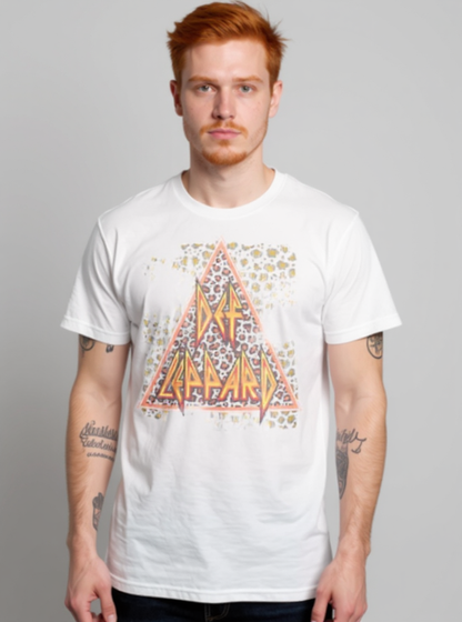 T-shirt avec logo Def Leppard (triangle)