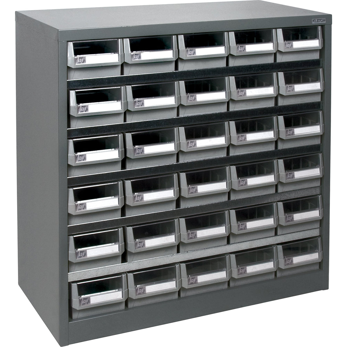Armoire à pièces robuste KPC-HD, acier galvanisé, 30 tiroirs, 34-3/5" x 15-7/10" x 34-3/5", gris