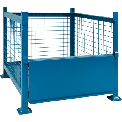 Bulk Stacking Containers, 34.5" W x 40.5" D x 30" H, 3000 lbs. Capacity