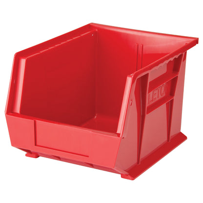 Bac empilable et suspendable, 20,9 cm (L) x 17,7 cm (H) x 27,3 cm (P), rouge